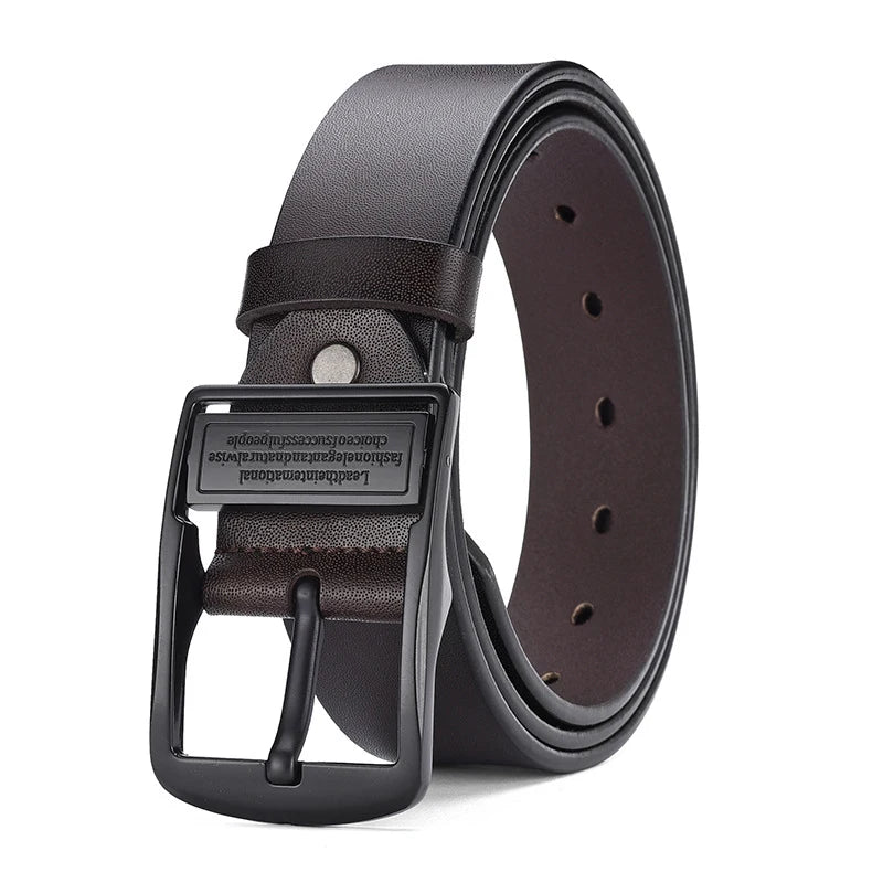 Men's leather belt