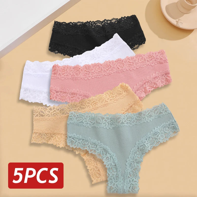 Women Lace Cotton Panties