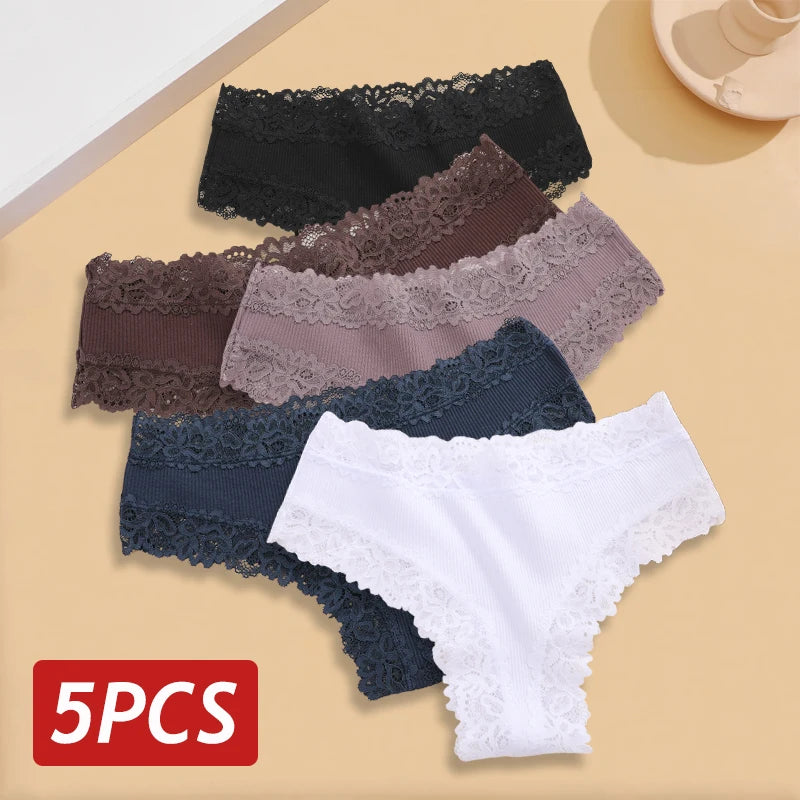 Women Lace Cotton Panties