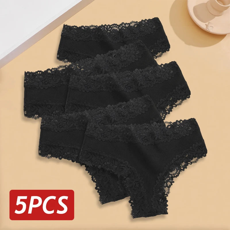 Women Lace Cotton Panties