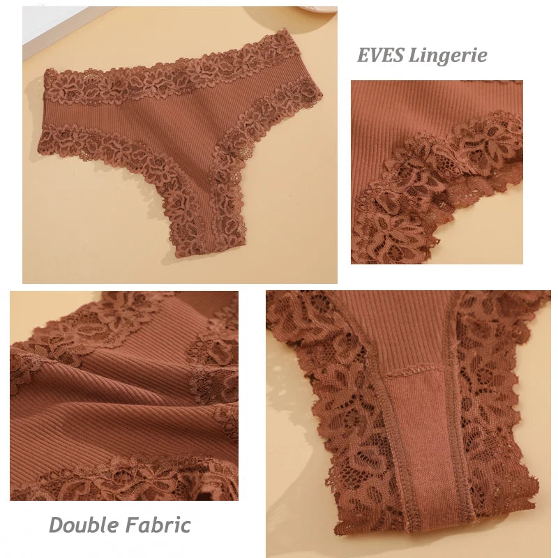 Women Lace Cotton Panties