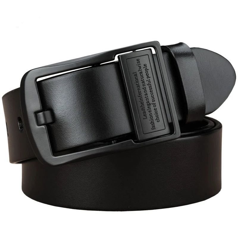 Men's leather belt