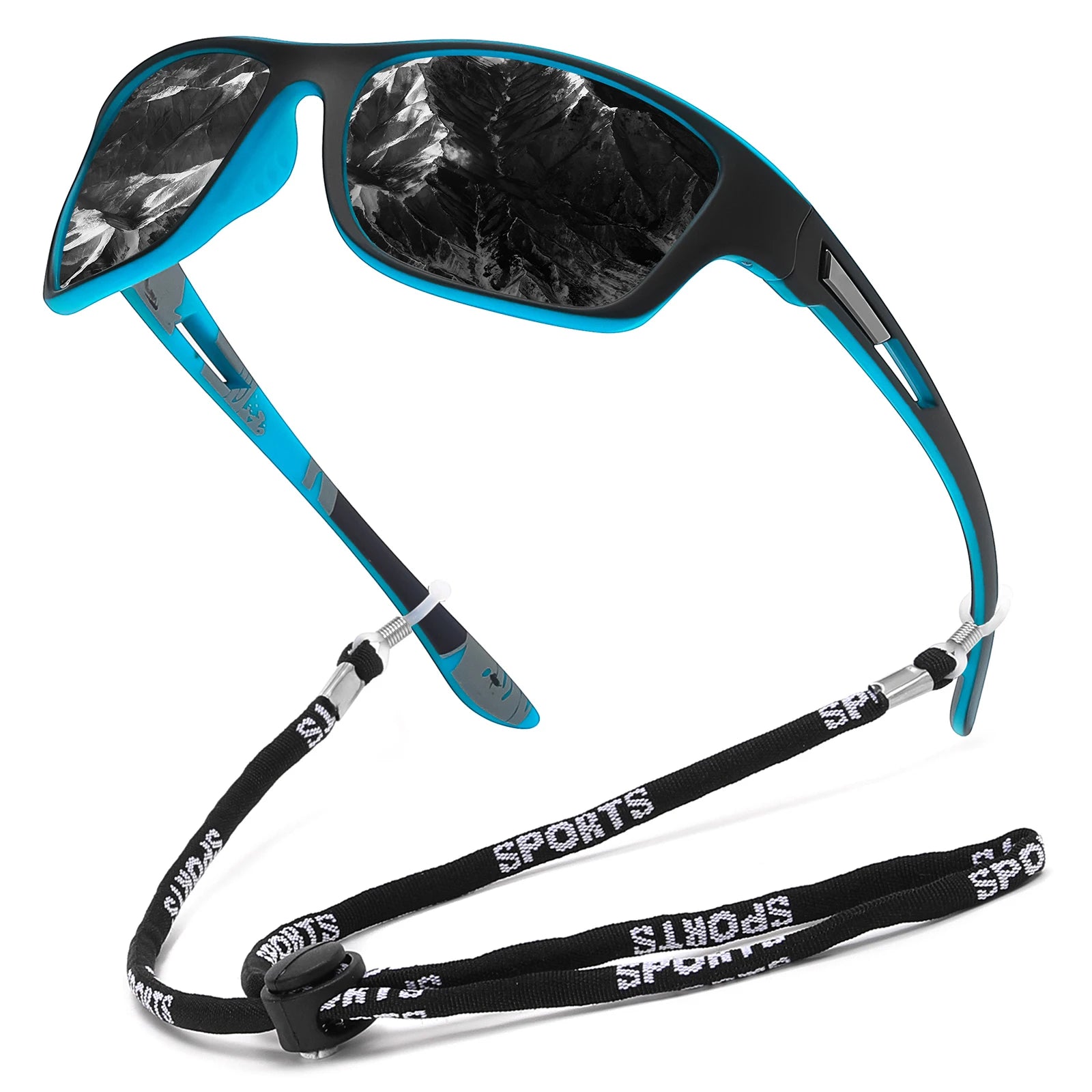 Polarized Sports Sunglasses With Chain