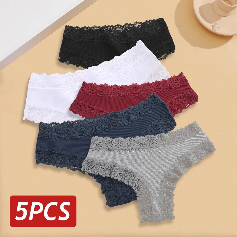 Women Lace Cotton Panties